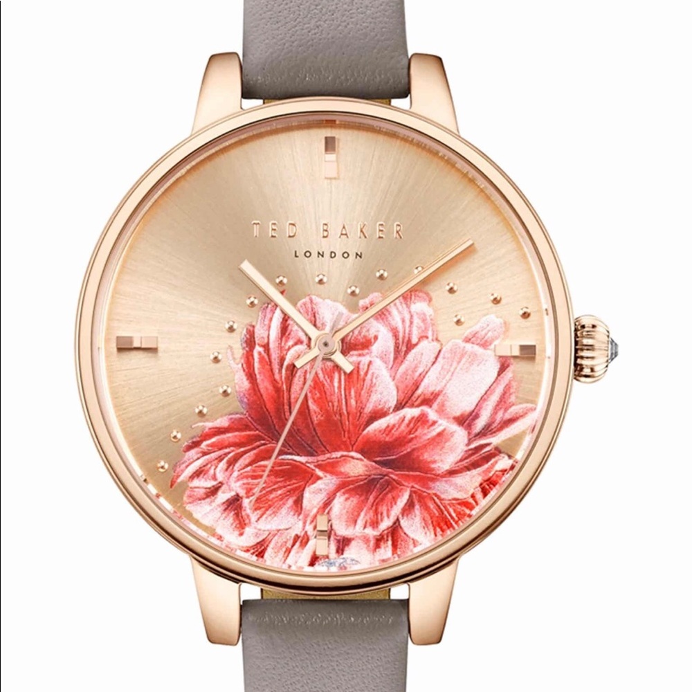 Ted Baker London Women's Kate Leather Strap Watch,
